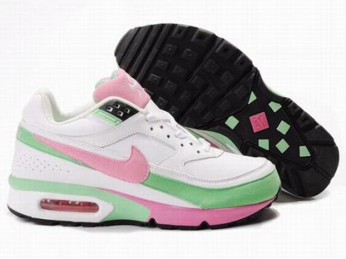 nike air max femmes bw trainers bw-pink green